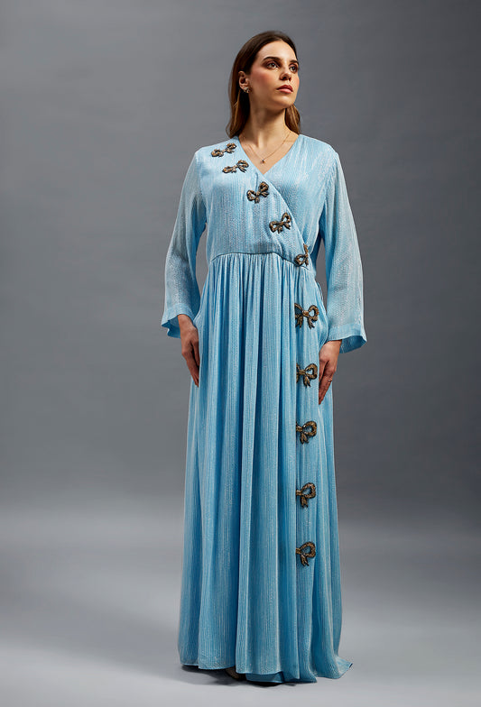 Alia Kaftan With Full Hand Embroidery Beaded