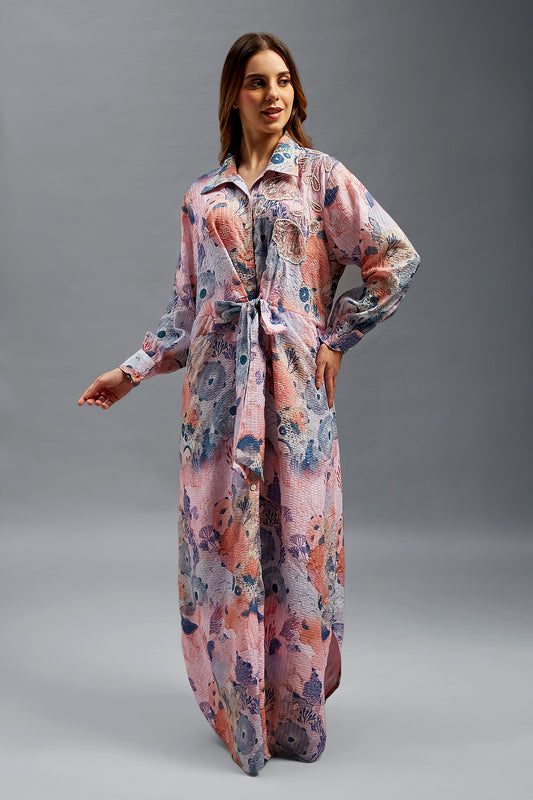 Salma Kaftan With Sequins