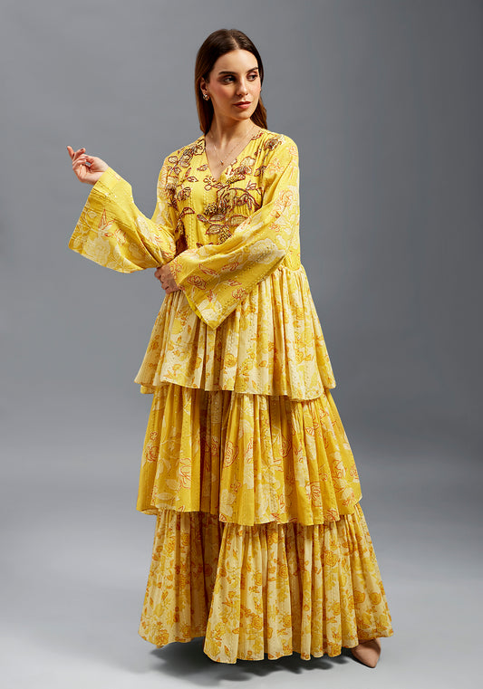 Azza Kaftan With Hand Embroidery & Beadings