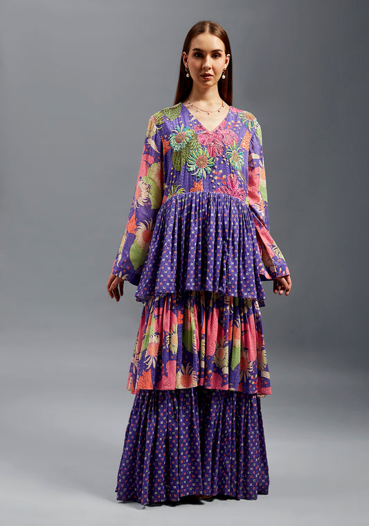 Azza Kaftan With Embriodery