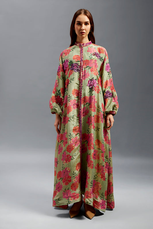Amal Kaftan With Hand Embroidery