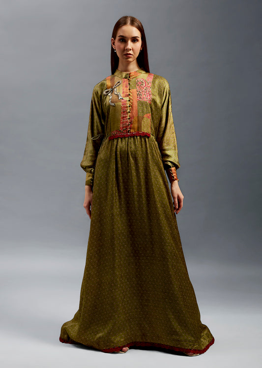 Reem Kaftan With Crochet Details