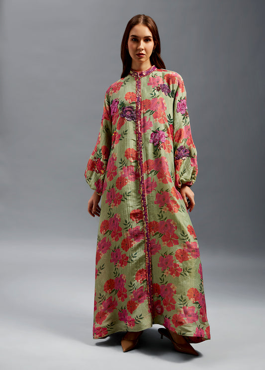 Amal Kaftan With Hand Embroidery